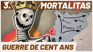 Miniature : La PESTE NOIRE et le Roi Chevalier | Poitiers 1356