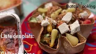 Miniature : Session Batch Cooking, menu mexicain, recettes variées de saison, menu de la semaine