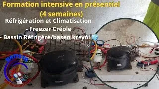 Miniature : Formation en présentiel (4 semaines)- Réfrigération & Clim - Freezer Créole - Bassin Réfrigéré
