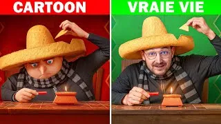 Miniature : J’ai MANGÉ le CHAPEAU TACOS de Moi Moche et Méchant dans la VRAIE VIE !