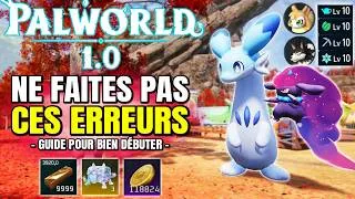 Miniature : Palworld 1.0 - NE FAITES PAS CES ERREURS au départ - Les Meilleurs Pals & Astuces pour débuter
