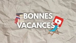 Miniature : Une PAUSE bien MÉRITÉE (BONNES VACANCES À TOUTES ET TOUS) !