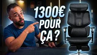 Miniature : Hbada X7 : La première chaise ergonomique au monde avec support lombaire IA !