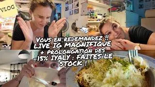Miniature : [. VLOG .] Vous en redemandez 😅❤️ LIVE IG MAGNIFIQUE + prolongation des -15%