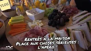Miniature : [. VLOG .] Rentrés à la maison ❤️ Place aux choses sérieuses : l'apéro ! 😍
