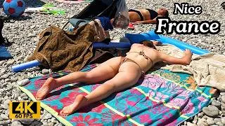 Miniature : Nice France: Natural Pebble Beach Walk with Ocean Sounds