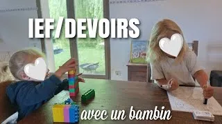 Miniature : Comment je m'organise pour instruire mes enfants avec un bambin ?