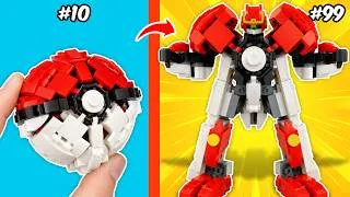 Miniature : J'ai créé un robot transformable en Poké Ball LEGO ! | BEAR Bricks France