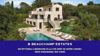 Miniature : Luxury 6-Bedroom Villa in Super Cannes with Stunning Panoramic Mediterranean Views