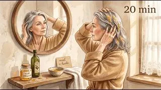 Miniature : Cheveux secs après 55 ans : enfin la recette miel et huile d'olive en 20 min qui les revitalise
