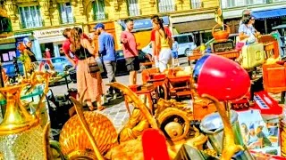 Miniature : Paris France🇨🇵BEST Marchés aux puces🛍Antiquités &Trésors Cachés et Trouvailles Vintage🪞4KHDR Thrift📸