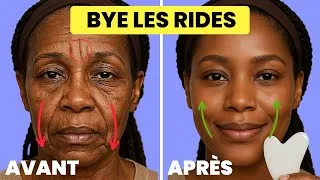 Miniature : Face massage GUA SHA rapide - tutoriel à suivre #faceyoga #skincare #guasha #facialmassage