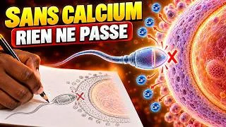 Miniature : Réaction acrosomiale : le calcium peut-il rendre infertile ? (Schéma simple)