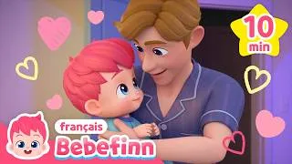 Miniature : 👨‍🍼 Les Meilleures Chansons Oui Papa | +Comptines | Bebefinn français 👶 Chansons pour Enfants