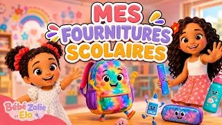 Miniature : Fournitures Scolaires 🎒 Comptine Rentrée Scolaire pour Enfants - Bébé Zalie et Elo