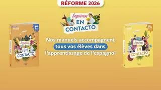 Miniature : Explorez la structure de nos nouveaux manuels Seguimos en contacto !