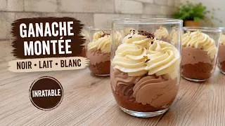 Miniature : 🍫 Ganache Montée au Chocolat : Comment la Réussir en Noir, Lait ou Blanc