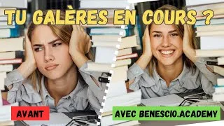 Miniature : 💪 Tu galères en cours ? On t’aide à progresser avec BeneScio.academy !