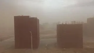 Miniature : لحظة مرور عاصفة رملية بمدينة تيزنيت 16/01/2024