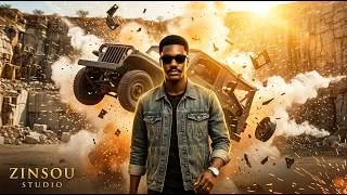 Miniature : J'ai créé un film d'action Tollywood avec l'IA (VEO 3 + CapCut) | Zinsou Studio