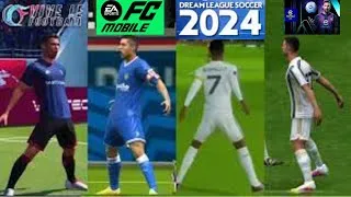Miniature : Siuuu Ronaldo comparaison// Efootball mobile vs Ea fc vs Dream league soccer vs vive le football