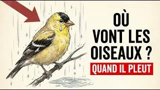 Miniature : Où se cachent les oiseaux quand il pleut, vous ne l’avez jamais découvert
