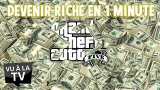 Miniature : [1er avril] Comment devenir riche en 1 minute sur GTA V !!!!!!!!!!!!!