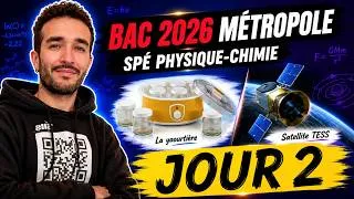 Miniature : PHYSIQUE CHIMIE BAC METROPOLE 2026 JOUR 2 💥 YAOURT KEFIR KEPLER - REVIEW SUJET