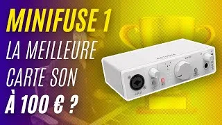 Miniature : Arturia Minifuse 1 - Review de la petite carte son française. #arturia