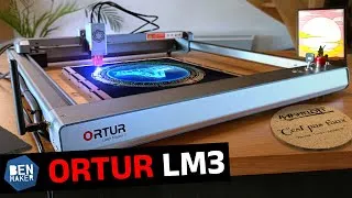 Miniature : Je teste le graveur laser Ortur Laser Master 3 (avec Ced !)