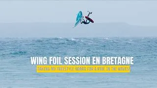 Miniature : TAKING MY FREESTYLE BOARD FOR A RIDE IN THE WAVES!