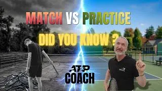 Miniature : Tennis: How to play in matches as good as in training (less than 10 min guide)