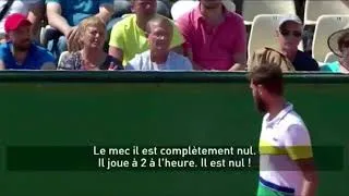 Miniature : Quand Benoit Paire fait un monologue à Monte-Carlo (2017 vs Haas)