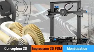 Miniature : Conception 3D, Impression 3D et Monétisation de ses Créations 3D