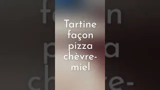 Miniature : Tartine façon pizza, tomate, chèvre et miel