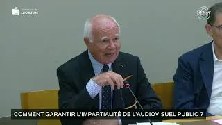 Miniature : Comment garantir l'impartialité de l'audiovisuel public ? Audition de Bruno Lasserre