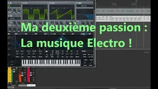 Miniature : [Casque audio requis] Ma 2ème passion: la musique electro!créations avec juste un kick et un synthé!