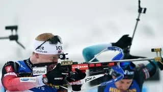 Miniature : Superbe fin de course franco-norvegienne!! Mass start Homme (WC)Antholz 2020
