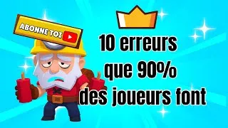 Miniature : Voici Pourquoi Tu Perds TOUTES Tes Parties (Top 10 Erreurs) #brawlstars