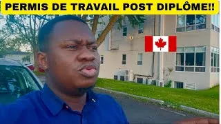 Miniature : Le permis de travail post diplôme au Canada 🇨🇦 nous réserve quoi?? La triste réalité 