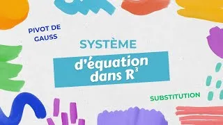 Miniature : Résolvons un système d'équation dans R3