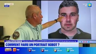 Miniature : Var : des gendarmes, experts en portraits-robots