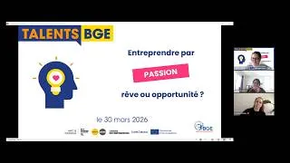 Miniature : [Webinaire] : Entreprendre par passion : rêve ou opportunité ?
