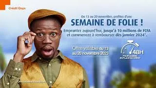 Miniature : Donnez vie à vos projets avec les Crédits Days de BGFIBank Gabon.
