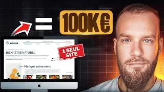 Miniature : Il a gagné 100 000€ avec un seul site (VDL, Google Ads, affiliation…)
