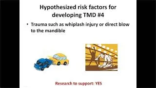 Miniature : Risk factors for the development of TMDs