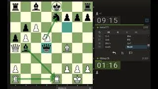 Miniature : Echecs partie commentée en direct #56 Défense Caro-Kann - Attaque Panov