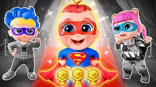Miniature : Qui sera le meilleur héros 🦸| Chansons pour enfants | Bibiberry Français
