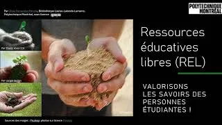 Miniature : Ressources éducatives libres (REL) : valorisons les savoirs des personnes étudiantes !