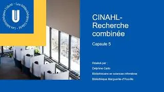 Miniature : CINAHL capsule 5-Recherche combinée